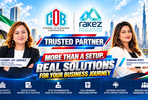 COB × RAKEZ Trusted Partnership. Clear Guidance. Continued Support